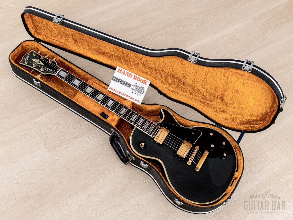 1985 Greco EGC68-500 Custom Black Beauty Vintage Guitar w/ Case