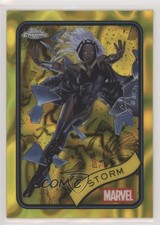 2025 Topps Chrome Marvel Comics Yellow Lava Refractor Storm #95 b7b