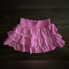 CIRCO Girls Medium 7/8 Pink Layered Skater Skirt