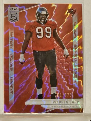 2024 Donruss Elite #83 Warren Sapp Status Explosion #/875