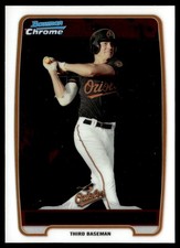 2012 Bowman Chrome Prospects Nick Delmonico Rookie Baltimore Orioles #BCP92