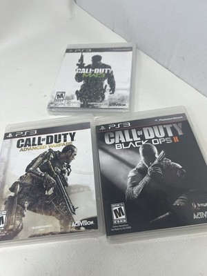 Call of Duty PS3 LOT OF 3 Modern Warfare 3 (NEW); BLACK OPS II, ADV. WARFare