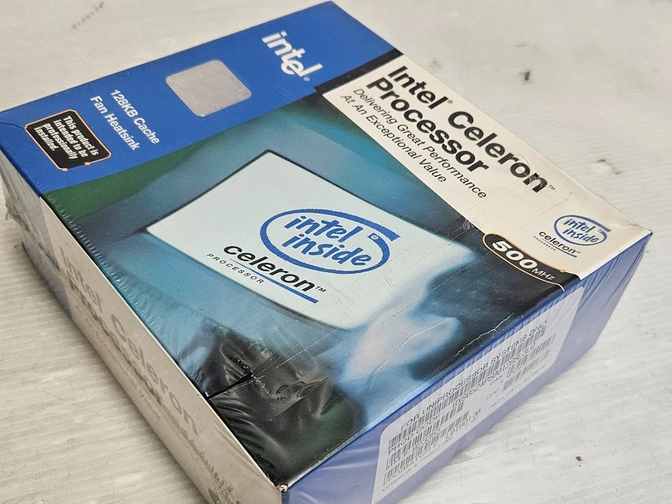 Intel Celeron 500MHz, Socket 370, SL3LQ, BOXED CPU, NEVER USED, SEALED PACK! - Image 4 of 4