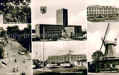 	Wilhelmshaven  CITY Robert-Koch-Haus Zentral-Omnibus-Bahnhof Stadttheater Koppe