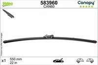 Valeo Wischblatt Scheibenwischer Canopy 583960 FüR Opel Zafira Family A05 M75 TT