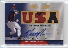 2009 Upper Deck USA Baseball Box Set 29/35 Matt Newman Triple Patch Auto ok2