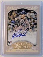 🔥2012 Topps Gypsy Queen Matt Moore RC Auto #GQA-MMR - Tampa Bay Rays
