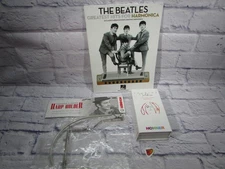 Hohner Imagine John Lennon Signature Harmonica W/ Beatles Book Harp Holder