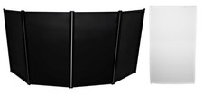 Rockville RFAAC DJ Event Facade Metal Frame Booth Travel Bag Black White Scrims