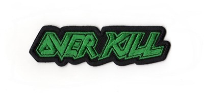 Overkill Embroidered Sew On Patch American Thrash Metal Music Band Logo