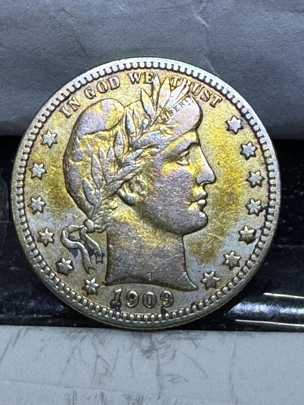 Barber Quarter 1909-D