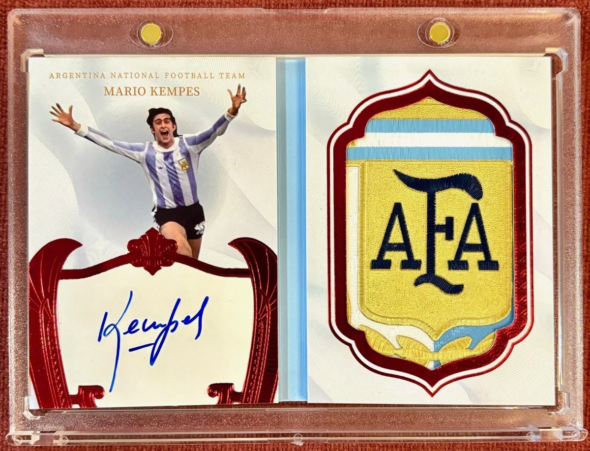 Carte Foot Futera 2024 - Mario Kempes Heroes Argentine #250 - Non Gradée