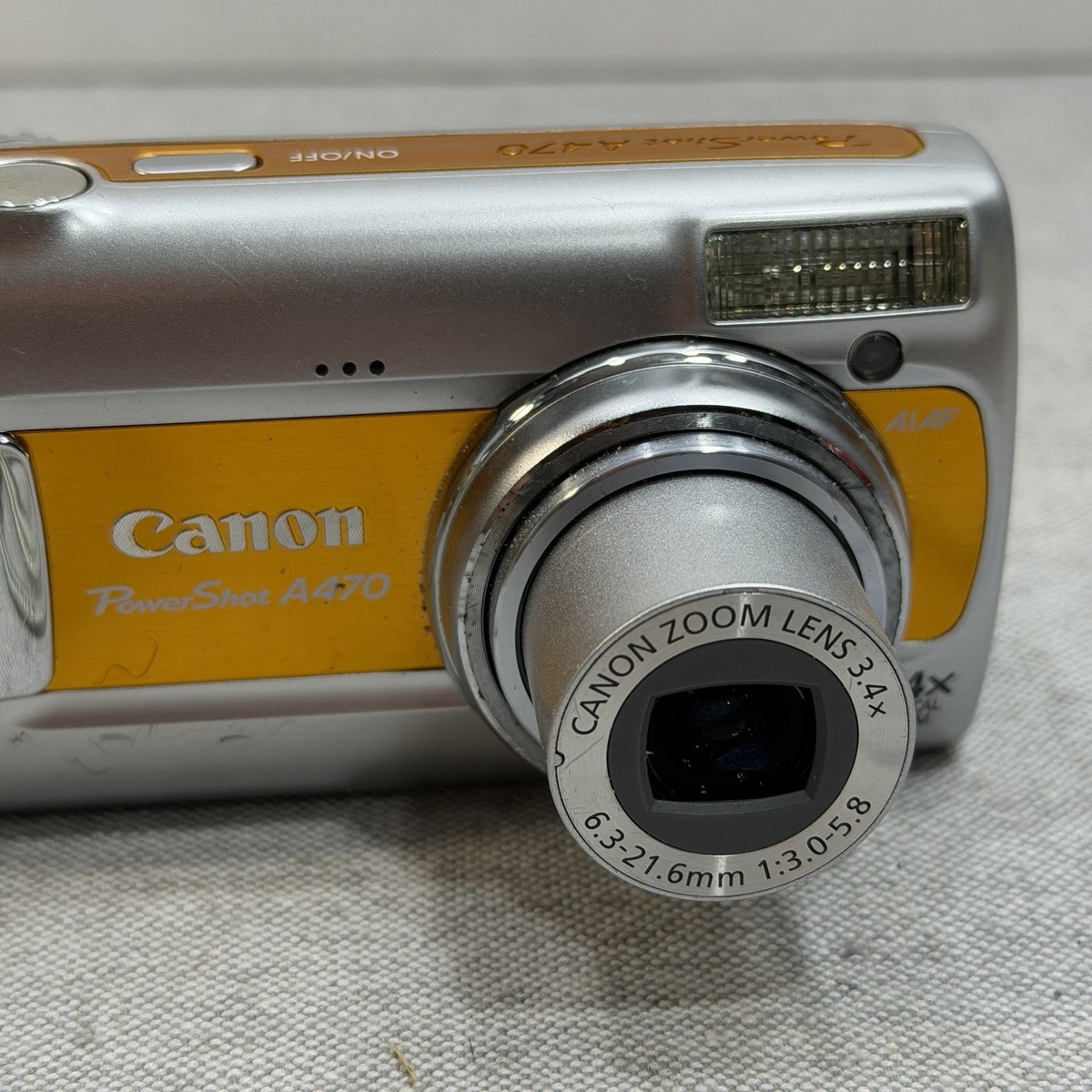 Canon PowerShot A470 7.1MP Digital Camera - Gray for sale online