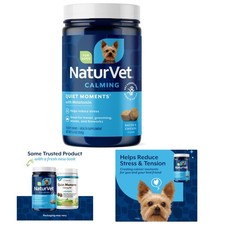 Calming Dog Supplement with Bacon Flavor - Soft Chews for All Breeds, 70 Count