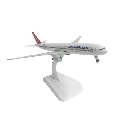 1:400 Turkey B777 Airplane Alloy Model Souvenir Static Display Gift with Stand J