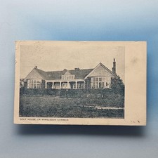 Wimbledon Postkarte London Vororte 1904 Golfclub Clubhaus am Common