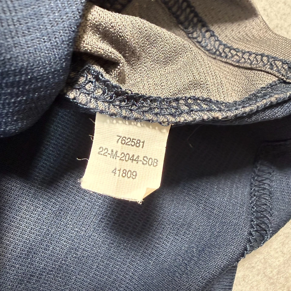 Camisa Jersey REI Para Hombres 1/4 Cremallera Talla M Azul Gris Atletismo Bicicleta Gimnasio Correr Caminata Foto 3 de 4