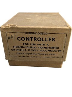Hornby Dublo Controller Meccano Limited Made In England 12 Volt