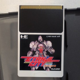 Etrnal City W/Case Manual PC Engine Hu Card Retro Used Game Good NTSC-J Japan