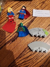 LEGO 76040 DC Super Heroes Brainiac Attack Used Martian Manhunter Supergirl