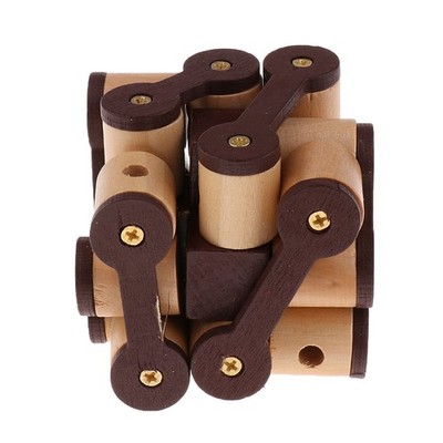 Holz Brainteaser Puzzle Spielzeug 4,5 cm