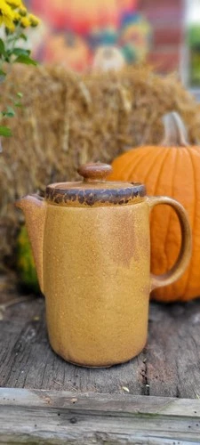 Vtg McCoy Canyon Mesa Pottery Coffee Pot #1419 Nelson Pottery USA