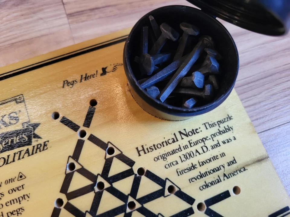 Vintage 1988 PoFolks Signature Series Triangle Solitaire - Image 3 of 4