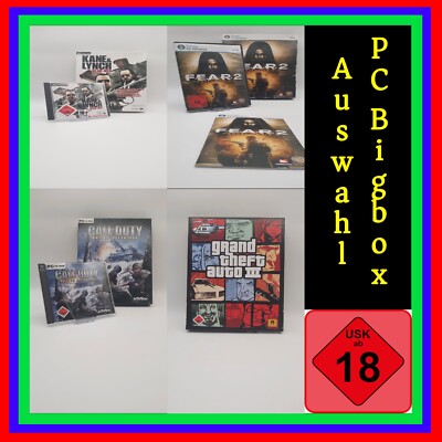 Mega PC BigBox Auswahl USK18 - Fear - GTA - Call of Duty - Resident Evil uvm.