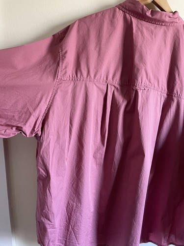 A new day 2xl xxl woman's button up mauve pink long sleeve 98% cotton - Picture 10 of 10