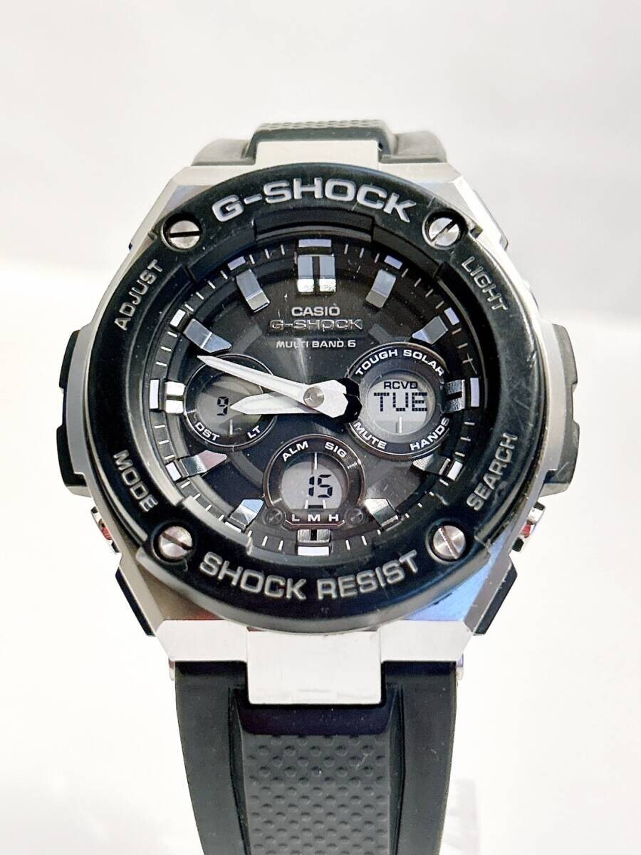 CASIO G-SHOCK GST-W300-1AJF Solar Atomic Radio Men's Watch Fast