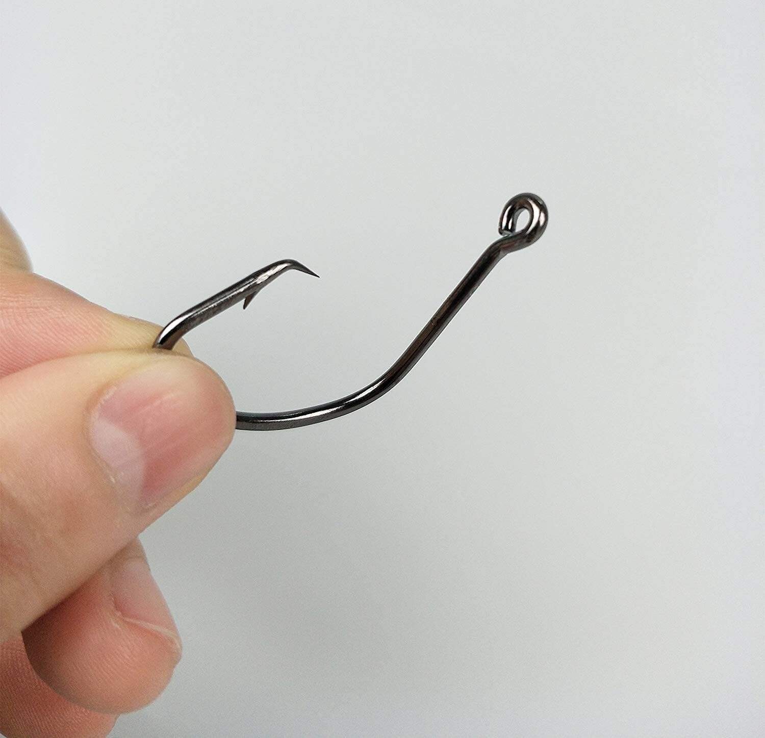 Fishing Hook Offset Circle Hooks  -High Carbon Steel-  Choose Size