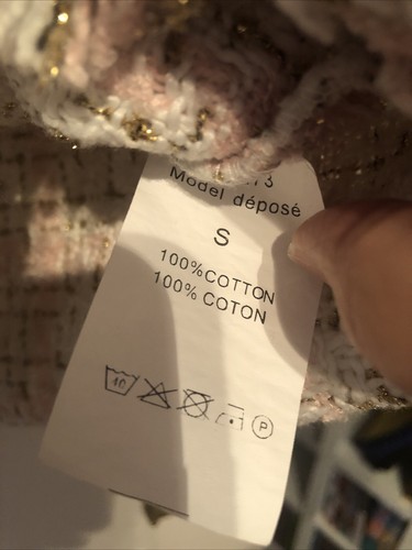 Ladies Shirt Jacket Half Denim Half Pink Checked Unusual S14 Or Small 16 Lovely - Picture 8 of 17