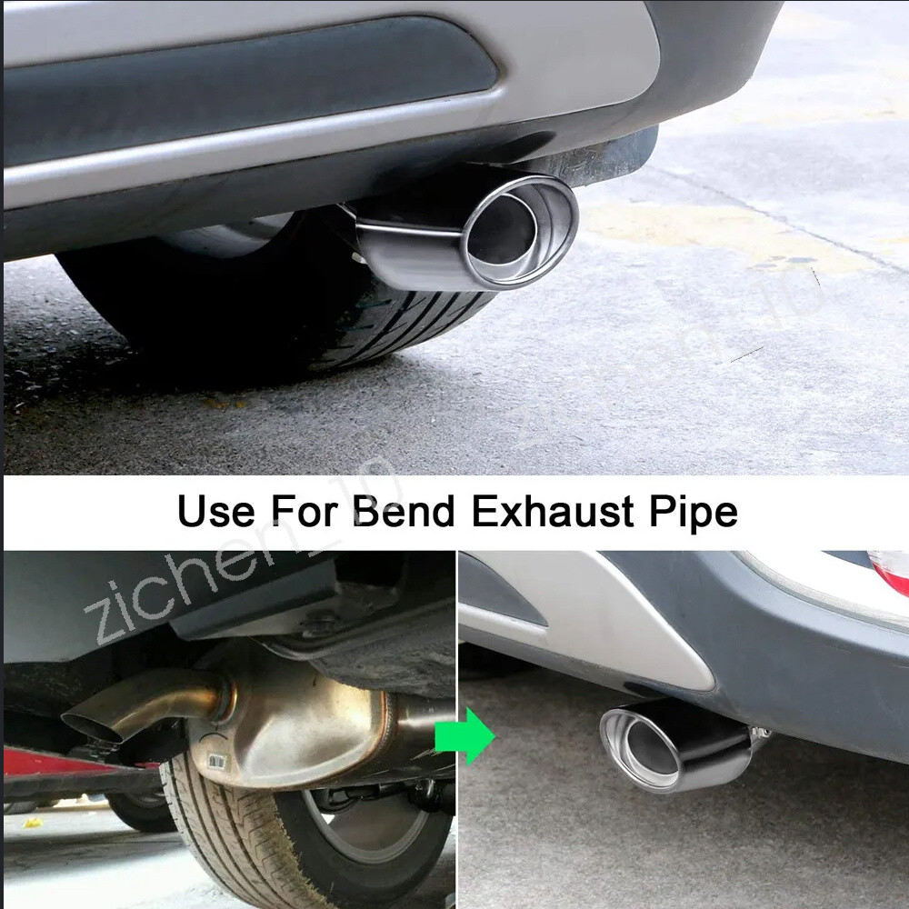 Car Exhaust Pipe Tip Rear Tail Throat Muffler Stainless Steel For Acura NSX