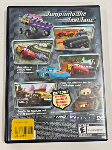 Cars (PlayStation 2 PS2) Disney Pixar Game – CIB - Picture 2 of 4