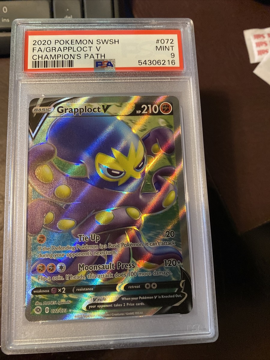 Pokémon 2020 Champion's Path - Grapploct V 072/073 - PSA 9 MINT | eBay