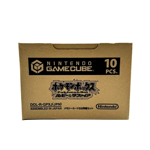 Pokemon Colosseum Ruby & Sapphire Nintendo Gamecube Japanese Case of 10 Sealed