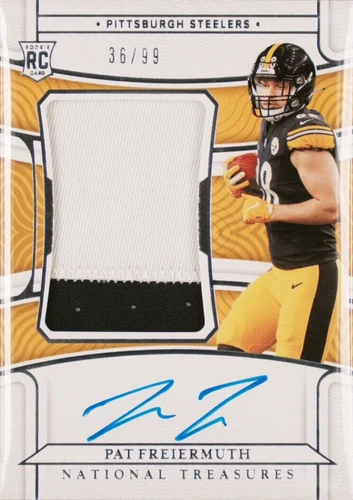 2021 Panini National Treasures Pat Freiermuth #187