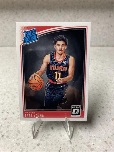 2018-19 Donruss Optic #198 Trae Young RR RC Rookie Hawks