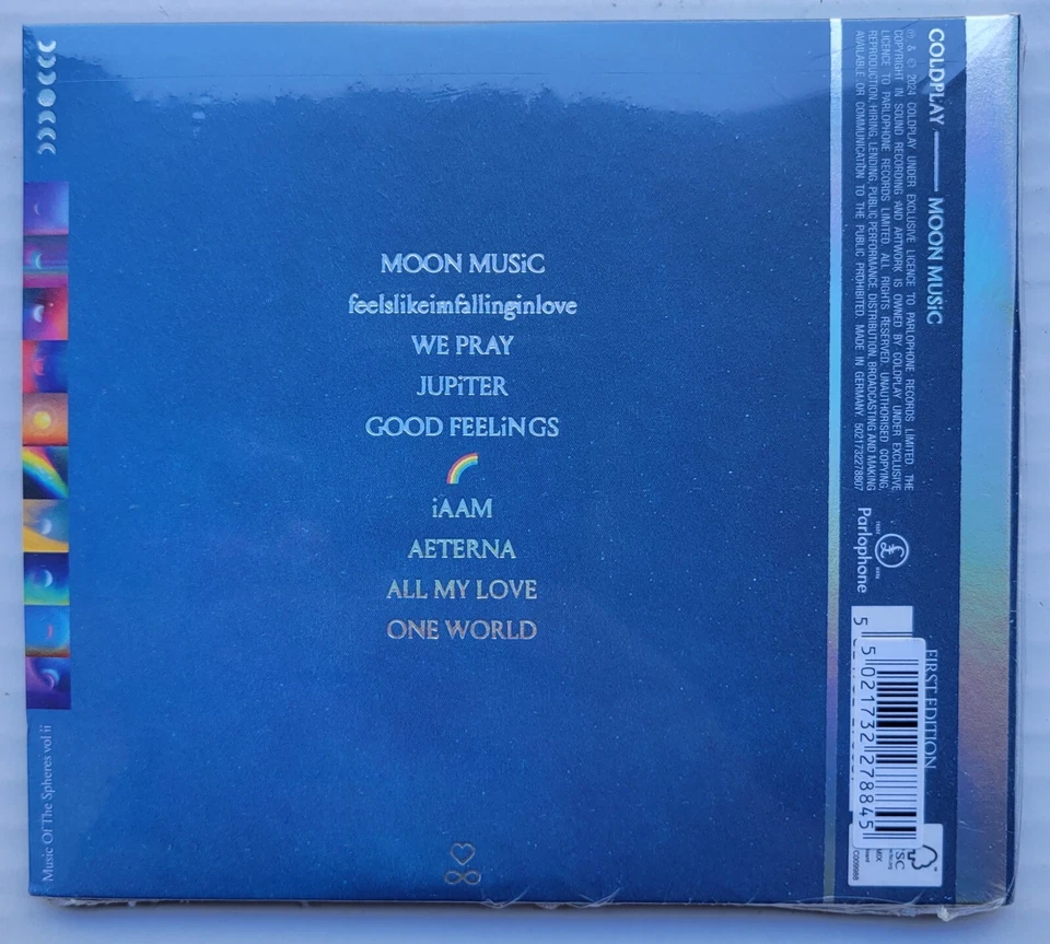 Coldplay - Moon Music CD NEW AUTOGRAPHED Insert  IN HAND - FREE SHIP USA signed - Image 2 of 2