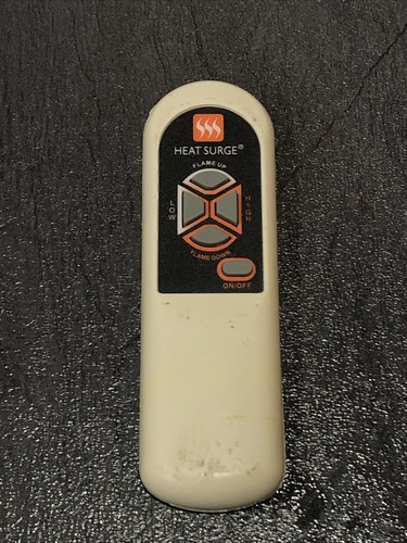 Genuine Heat Surge Remote Control 30000032 for Electric Fireplace White Tested