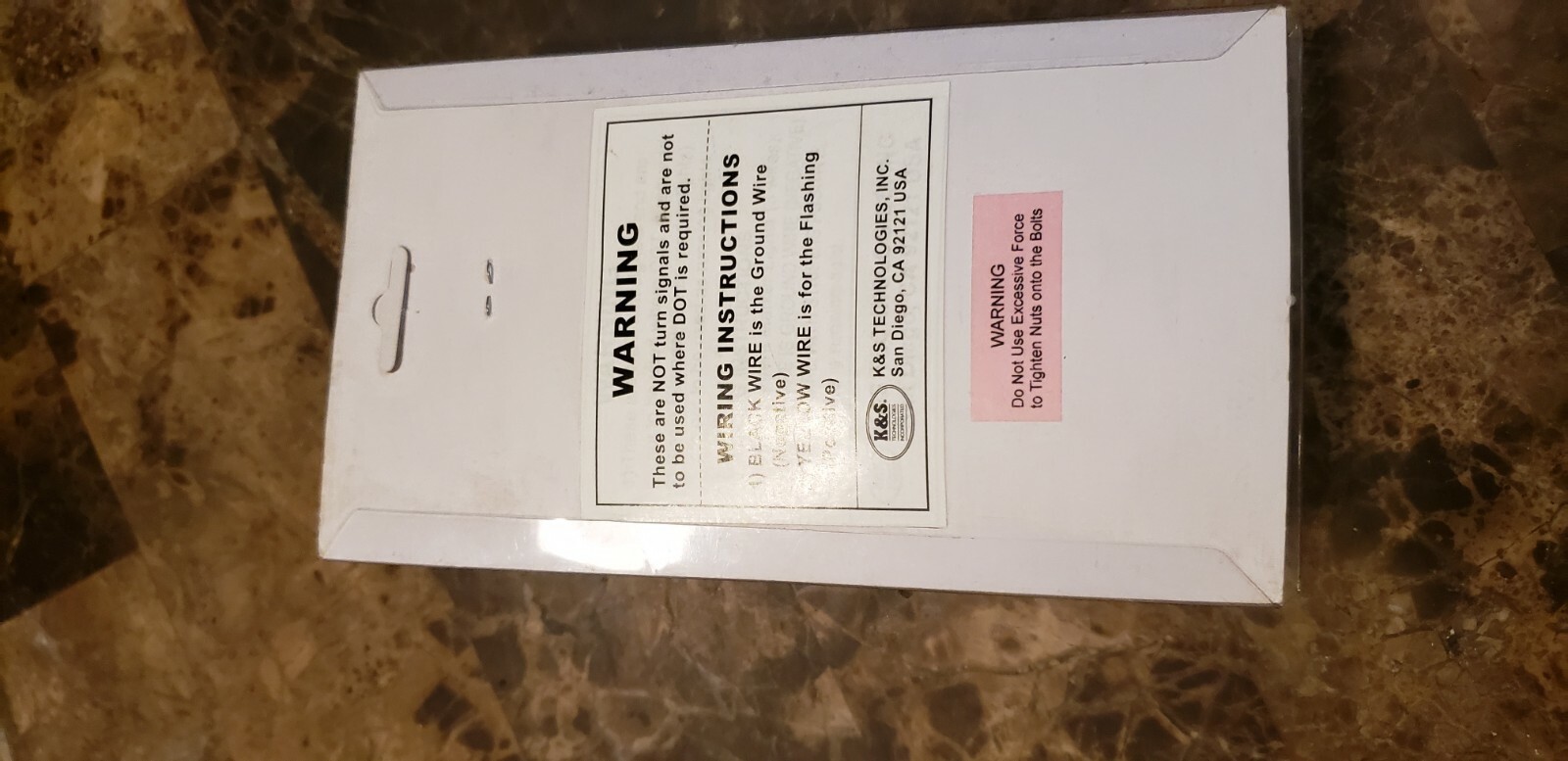 NEW K&S 25-8510 LED MARKER LIGHT FAIRING FLUSHMOUNT CLEAR TURN SIGNALS HONDA CBR