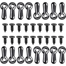 160 Pcs Metal Picture Frames Turn Button Fasteners Backing Clips with Screws