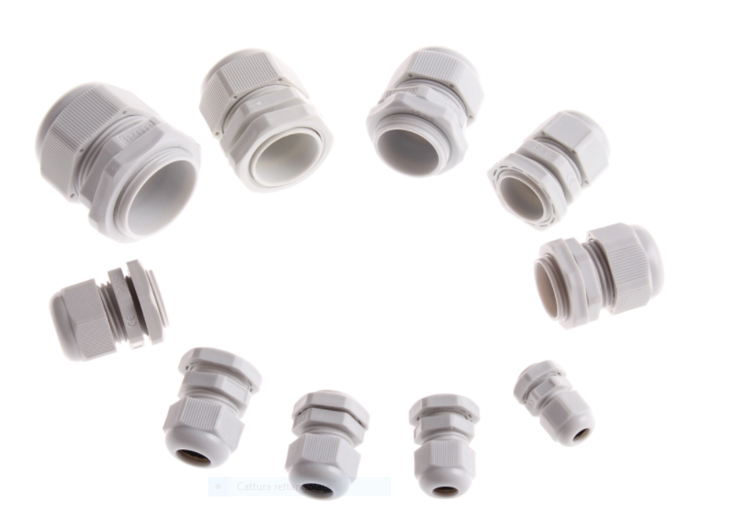 Kit 70 Pressacavi Impermeabili XSHAO - 6 Misure PG Per Cavi Elettrici Esterni E Interni