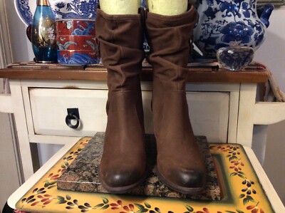 SIZE UGG Australia DAYTON Women's Boots Heel Shoes 1010192 Brown  leather