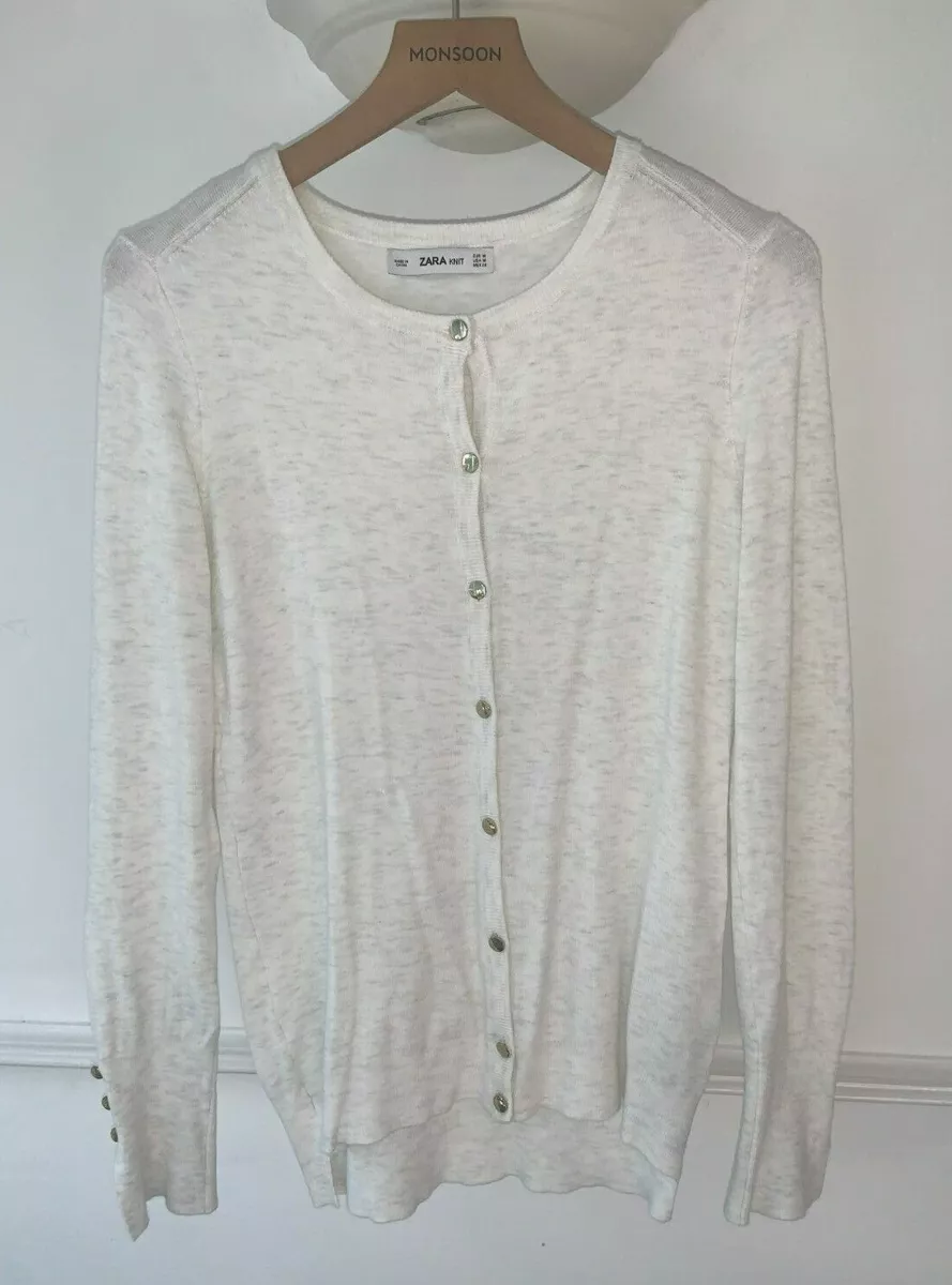 Long sleeve white clearance cardigan