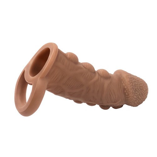 Add Reuse-Condom-Thick-Penis-Extender-Enlarger-Sleeve-Bigger-Girth Enhancer-Male - Bild 5 von 16