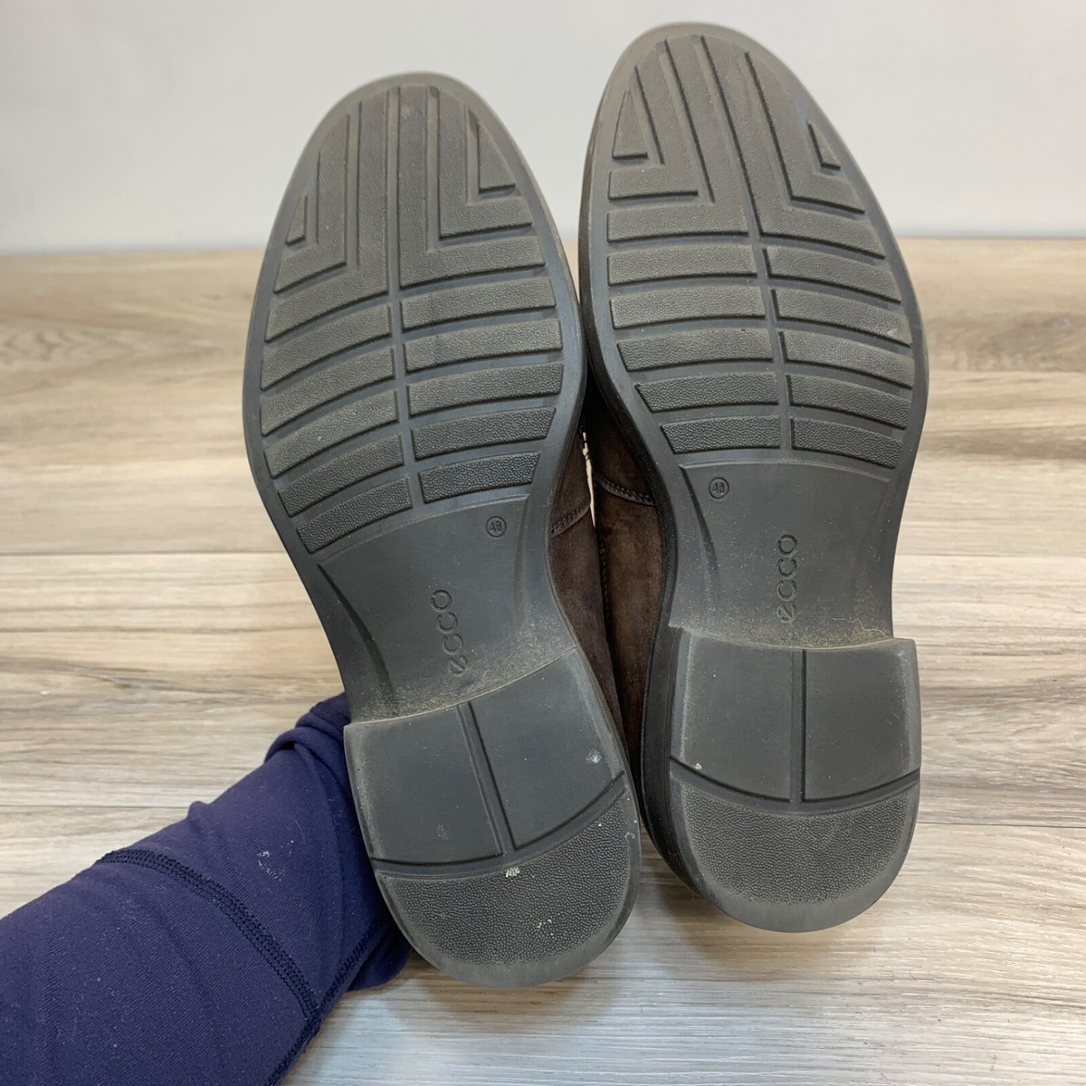 Ecco Vitrus III Apron Toe Slip On Leather Loafers Cocoa Brown size 12 Ecco Vitrus III Apron Toe Slip On Leather Loafer Amber Brown  main image 2