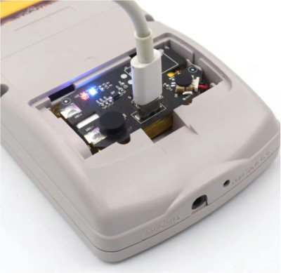 FOR Game Boy Color GBC Rechargeable Battery Li-ion Lithium Mod USB