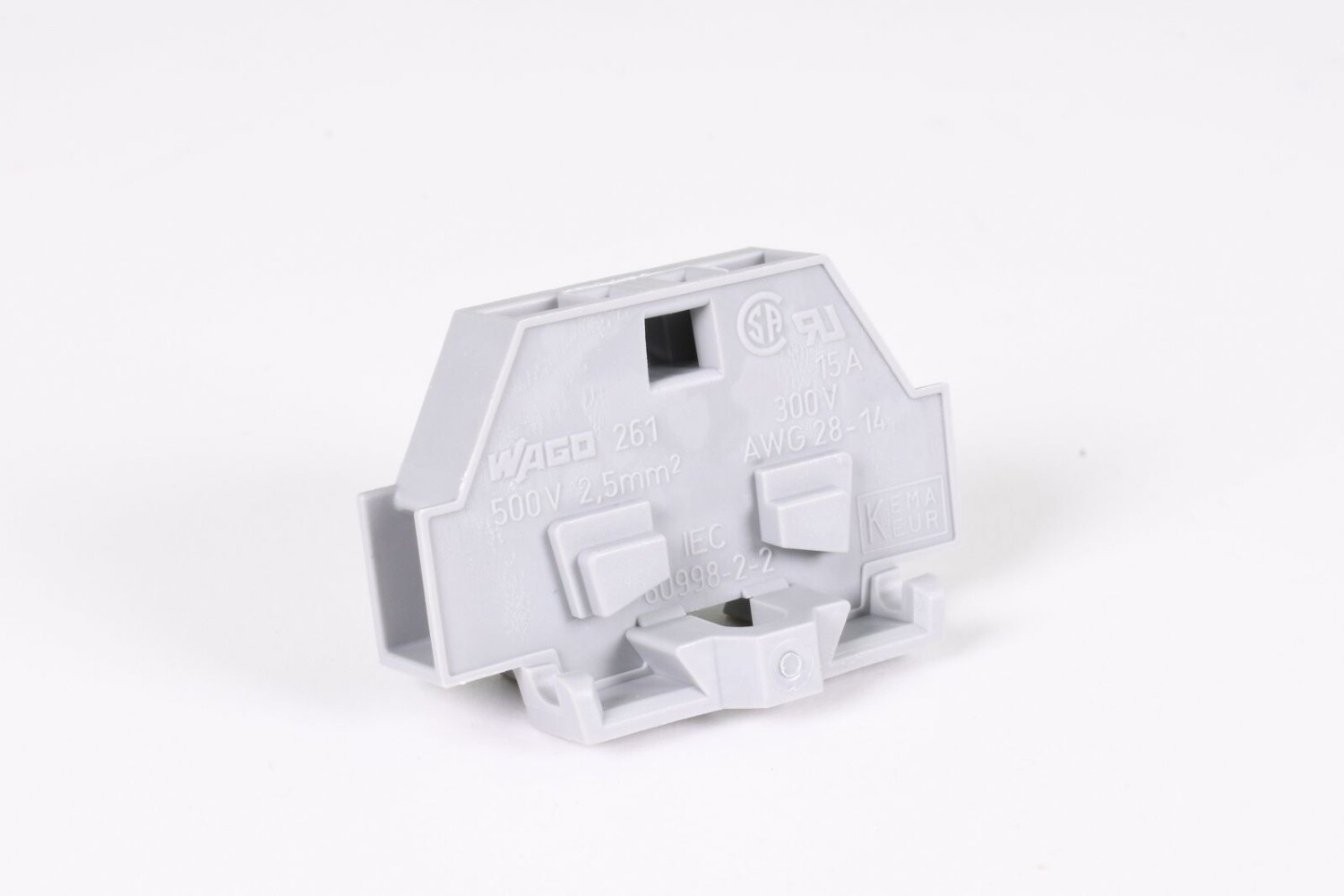 WAGO 261-301, 2-Conductor terminal block