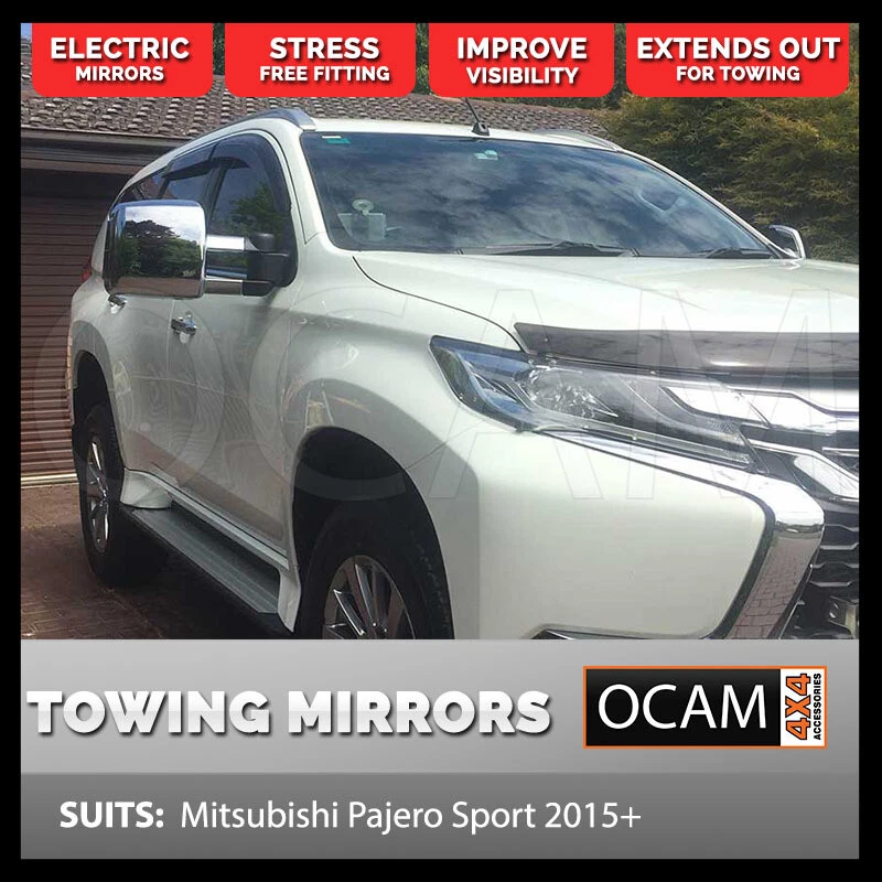 Towing mirrors for 2024 mitsubishi pajero sport